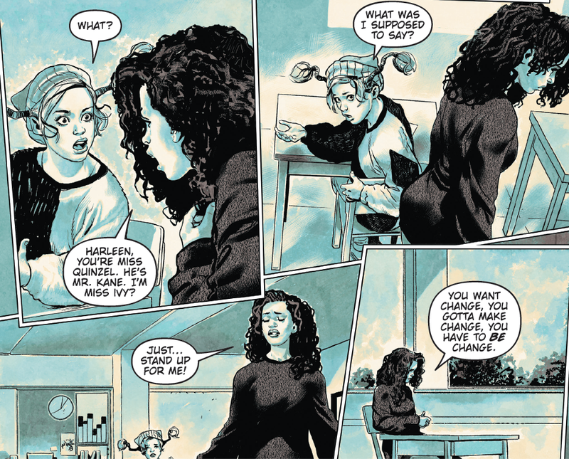 Ivy pointing out how Harley doesn’t experience the same kind of radicalized microaggressions she does.